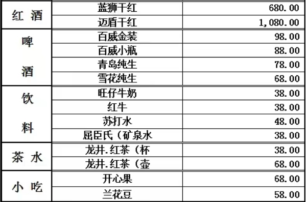 武汉巴山夜雨总督府KTV价目表 武昌KTV